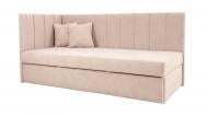 Диван прямой Кедр Виктория L с нишей бежевый 1980x900x930 мм