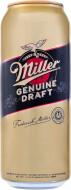 Пиво Miller Genuine Draft світле фільтроване ж/б 4,5% 0,5 л