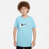 Футболка Nike B NSW SI SS TEE FZ4714-407 р.S голубой