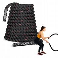 Канат для кроссфита 4fizjo Battle Rope 9 м тренировочный Black (P-5907739312242)