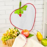 Салфетка махровая IDEIA Клубника 46x50 см белый