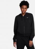 Джемпер Nike W NK ONE DF FZ HOODIE LBR FB5198-010 р.M чорний