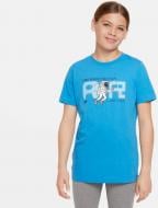 Футболка Nike K NSW TEE AIR 1 FN9618-435 р.XL голубой