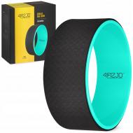 Колесо 4fizjo для йоги та фітнесу Dharma Black/Turquoise (P-5907222931448) 4FJ1448 чорно-зелений