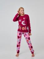 Пижама для девочек Smil 104744 р.146 бордовый 104744