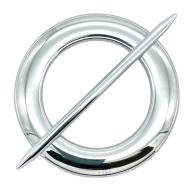 Декор Коло d150 мм срібло глянець С001-2 MISLT