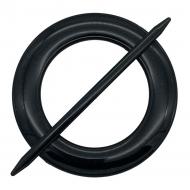 Декор Коло d150 мм чорний С001-12а MISLT