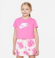 Футболка Nike G NSW TEE CROP FUTURA DA6925-620 р.S рожевий