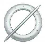 Декор Коло зі стразами d150 мм срібло С002-4 MISLT