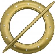 Декор Коло зі стразами d150 мм антик світлий С002-5 MISLT