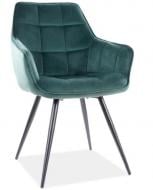 Стул обеденный Signal Meble LILIA зеленый / черный