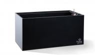 Кашпо Cubico Flower Lover 21x42x21 см прямокутний 11,2 л чорний