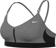 Бра Nike W NK DF INDY V-NECK BRA CZ4456-084 р.L серый