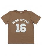 Футболка для мальчиков Luna Kids Good Style р.152 бежево-коричневый 0050