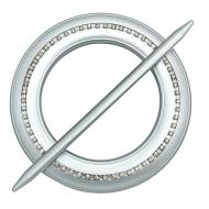 Декор Коло Еліт d150 мм срібло С004-4 MISLT