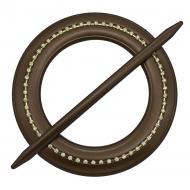 Декор Коло Еліт d150 мм коричневий С004-14 MISLT