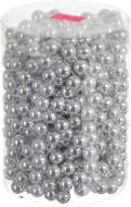 Декорация новогодняя Бусы серебрянные 1х800 см
