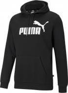 Джемпер Puma ESS Big Logo Hoodie 58668601 р. M чорний Джемпер Puma ESS Big Logo Hoodie 58668601 р. M чорний
