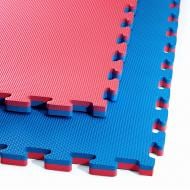 Коврик 4fizjo 100x100x2 cм Mat Puzzle EVA Blue/Red (P-5907739310002) красный/синий