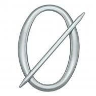 Декор Овал 180х125 мм срібло D0001-4 MISLT