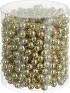 Декорация новогодняя Бусы золотые 0,8х800 см