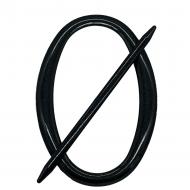 Декор Овал 180х125 мм черный D0001-12а MISLT