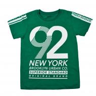 Футболка для хлопчика Maccaboy 9093 з цифрою 92 р.140 зелений