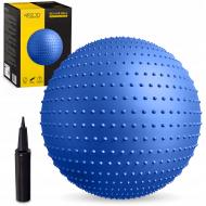 Мяч для фитнеса 4fizjo (фитбол) массажный Anti-Burst Blue (P-5905973400213) d65 см 4FJ0616