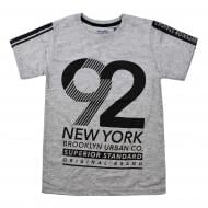 Футболка для хлопчика Maccaboy 9093 з цифрою 92 р.134 сірий