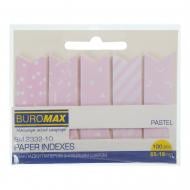 Стикер-закладка PASTEL 65x18 мм 100 лист. розовые BM.2332-10 Buromax
