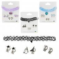 Набор украшений Shantou серьги и чокер B4355 Набор украшений Shantou серьги и чокер B4355