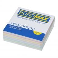 Блок для заметок Люкс Радуга PASTEL 90х90х30 мм склеенный BM.2242 Buromax