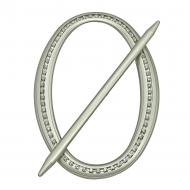 Декор Овал Еліт 180х125 мм сатин D0003-7 MISLT