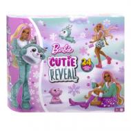 Адвент-календарь Barbie с куклой "Cutie Reveal" HJX76