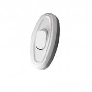 Выключатель для бра одноклавишный Electro House Garant без подсветки белый EH-2226I