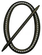 Декор Овал Еліт 180х125 мм старе золото D0003-15 MISLT