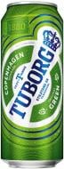 Пиво Tuborg Green світле фільтроване ж/б 4,6% 0,5 л