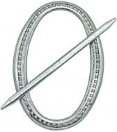 Декор Овал Элит 180х125 мм мокрое серебро D0003-2а MISLT