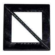 Декор Квадрат 150х150 мм черный V0001-12а MISLT