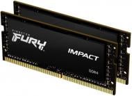 Оперативная память Kingston SODIMM DDR4 64 GB (2x32GB) 2666 MHz (KF426S16IBK2/64) Fury Impact