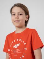 Футболка 4F 4FJSS22TTSHM122-70S р.140 оранжевый