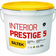 Краска латексная Siltek Interior Prestige 5 шелковистый мат 4,5 л