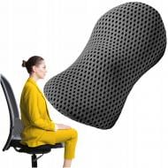 Подушка ортопедическая для спины 48x23 см Black (P-5907739318749) 4fizjo 48x23 см черный