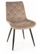 Стул обеденный Signal Meble RALPH темно-бежевый / черный