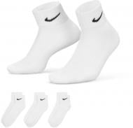Шкарпетки Nike Value Cush Ankle 3P SX4926-101 р.46-50 білий 3 пари шт.