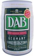Пиво DAB светлое фильтрованное бочка 5% 5 л