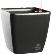 Кашпо пластикове Plastkon Flower Lover Quadrato 18x18x34 см фігурний 3 л Кашпо пластикове Plastkon Flower Lover Quadrato 18x18x34 см фігурний 3 л