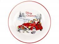 Блюдо круглое Lefard Red Car Новий рік 21 см 358-985
