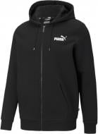 Толстовка Puma ESS SMALL LOGO FZ HOODIE FL 58670201 р.XS черный