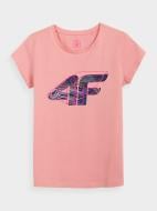Футболка 4F HJL21-JTSD003A-56S світло-рожевий Футболка 4F HJL21-JTSD003A-56S світло-рожевий